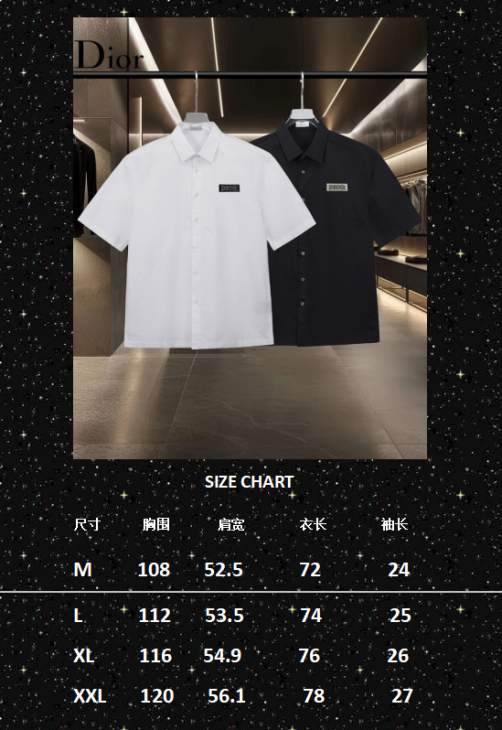 Dior Shirts Short _SKUDiorM-2XLhgntx1228240